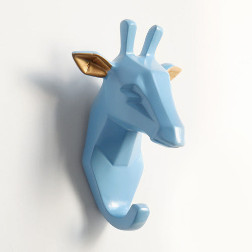 Fun Animal Wall Key Holder No Nail Coat Hook