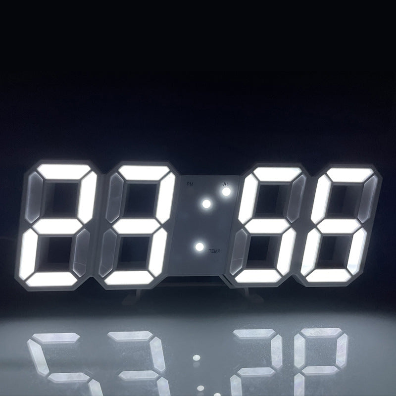 Modern LED Wall Clock Home Decor Display