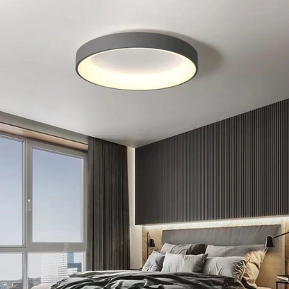 Sleek Flat Ceiling Lamp for Living Room Lighting