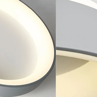 Sleek Flat Ceiling Lamp for Living Room Lighting