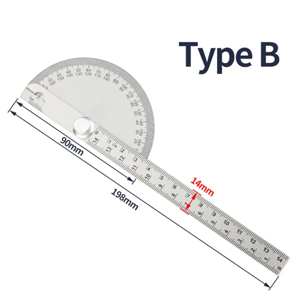 Adjustable Angle Measuring Ruler