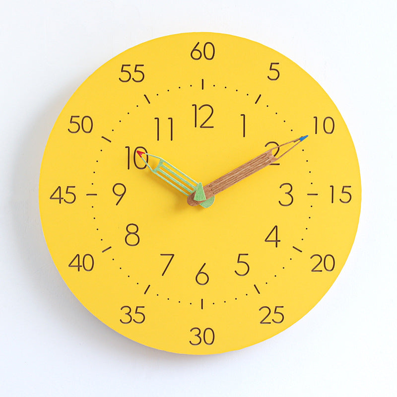 Fun Kids Wall Clock with Quiet Movement - Halri