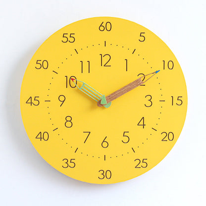 Fun Kids Wall Clock with Quiet Movement - Halri