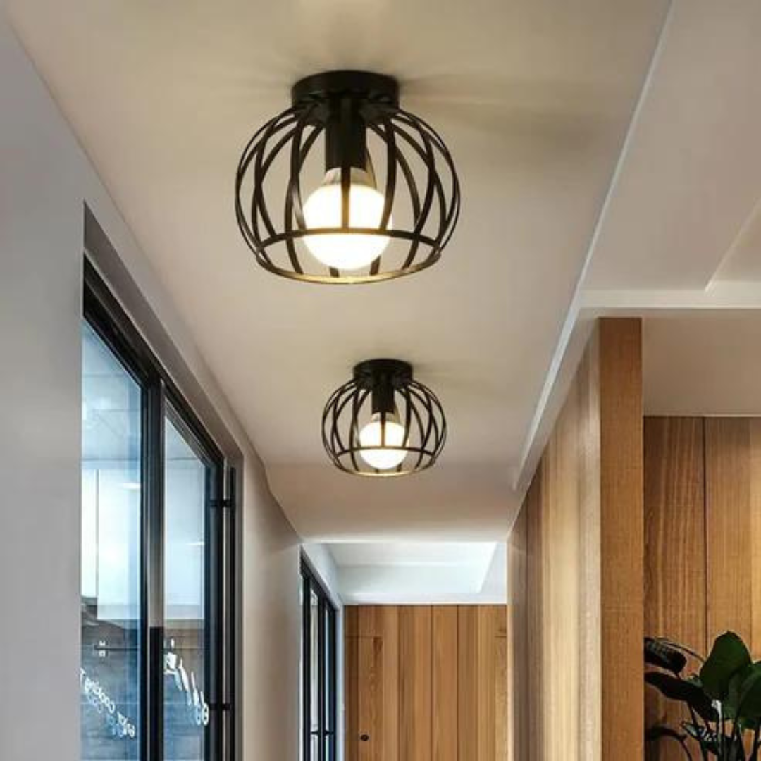 Modern Open Frame Ceiling Light - Halri