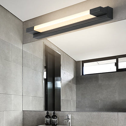 Sleek Black LED Bathroom Wall Light