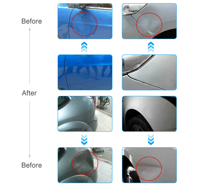 Easy Car Dent Repair Tool Kit with 18 Tabs