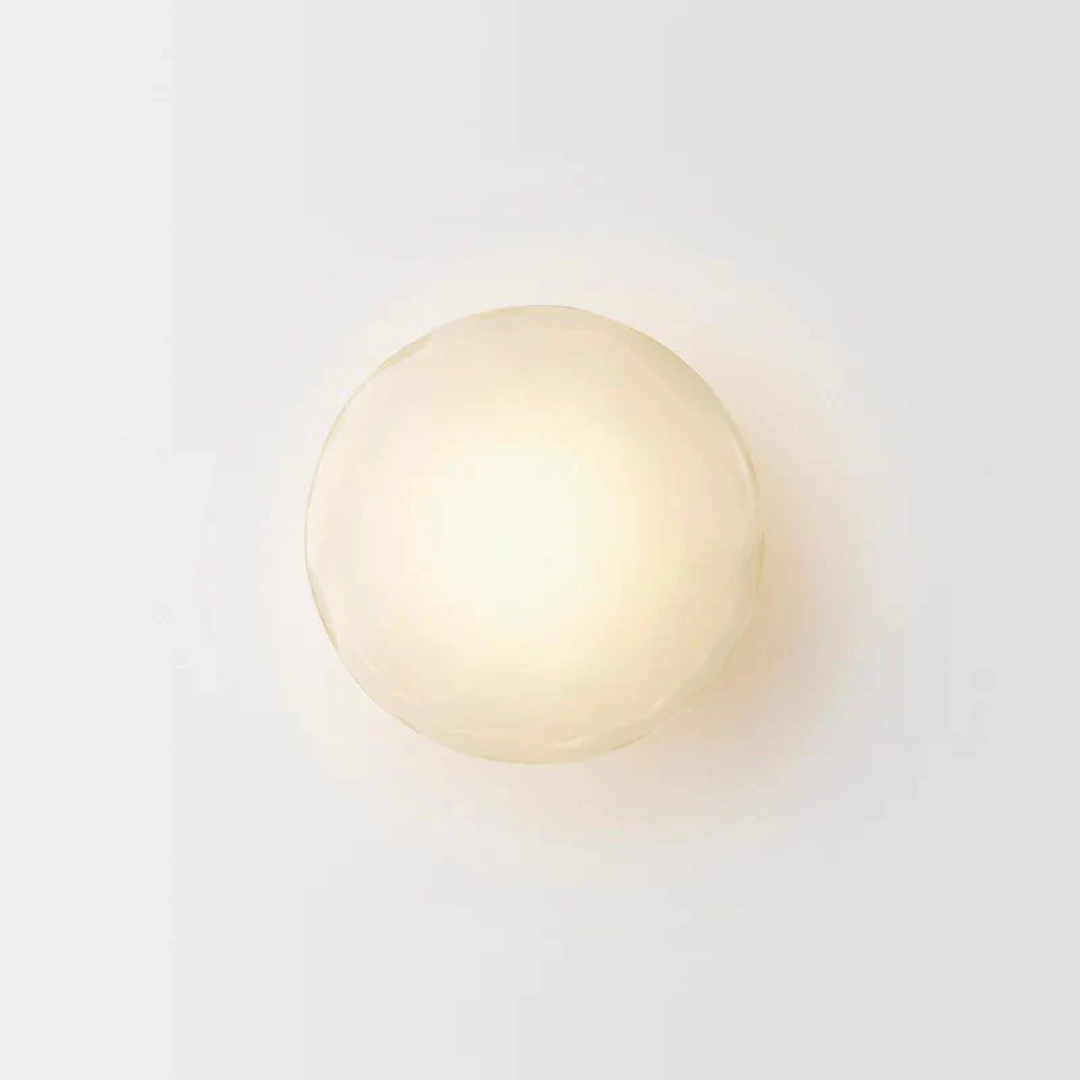 Sleek Glass Panel Wall Light