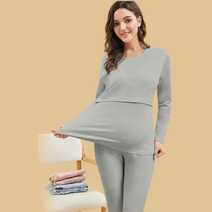 Cozy Maternity Dress for Home Relaxation