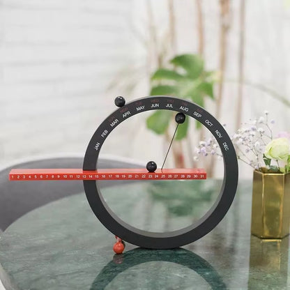 Stylish Round Magnetic Desk Calendar