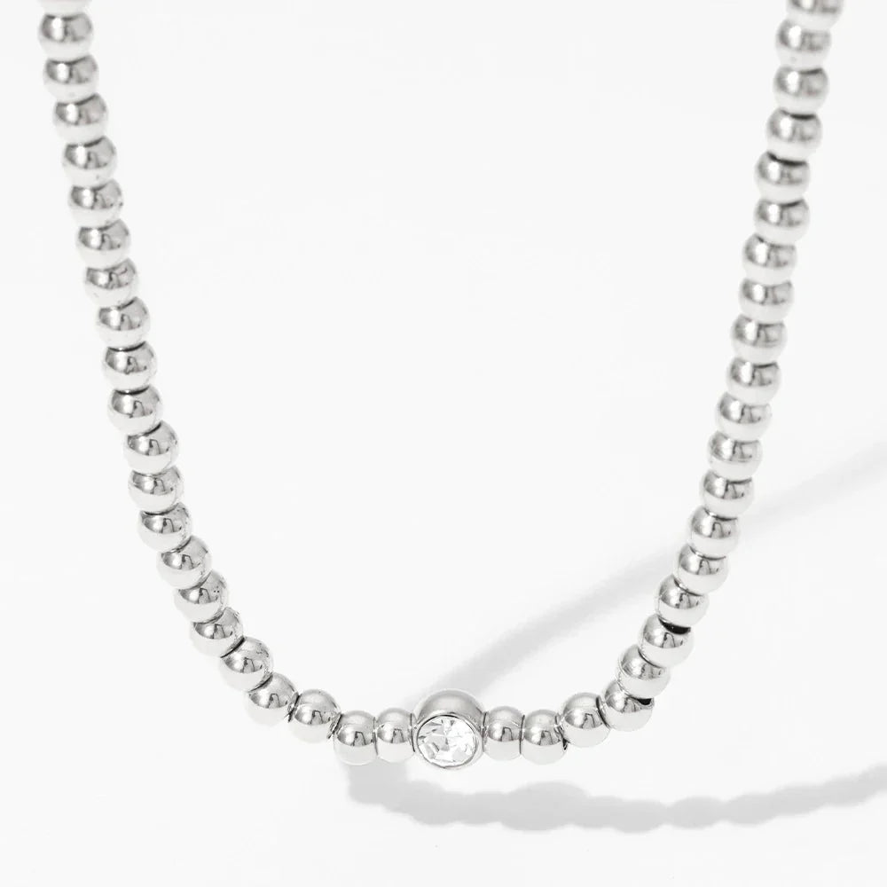 Luxury 18k Diamond Gemstone Necklace and Bracelet Set