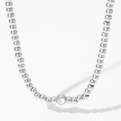 Luxury 18k Diamond Gemstone Necklace and Bracelet Set