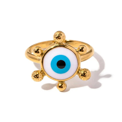 Halri | 18k Vintage Protection Eye Rings