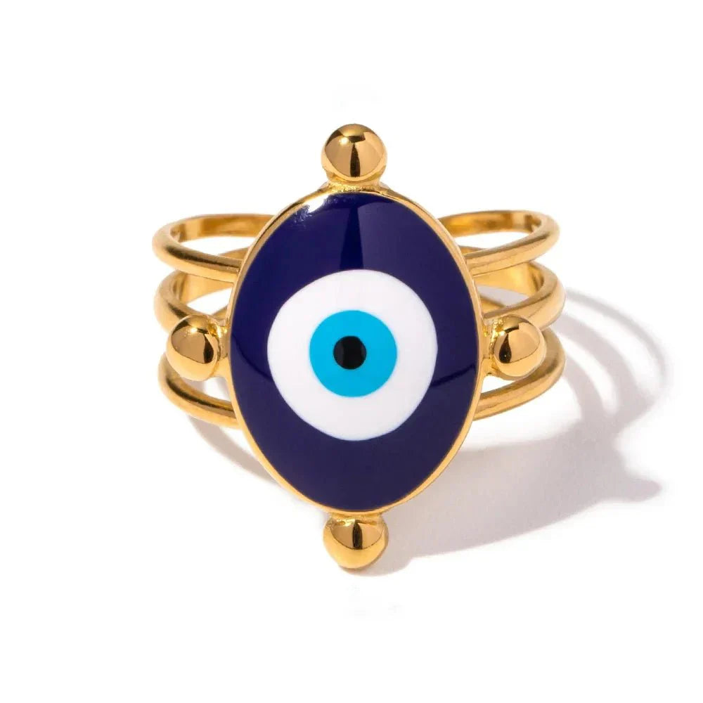 Halri | 18k Vintage Protection Eye Rings