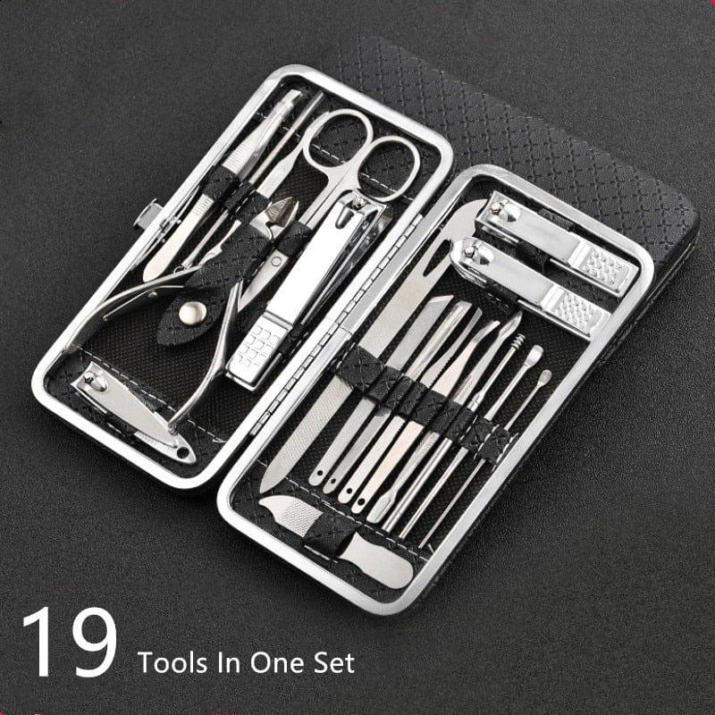 Premium 19 Piece Nail Care Manicure Kit Set
