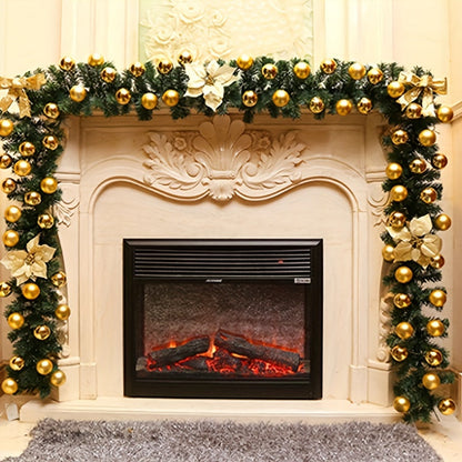 Bright 4ft Christmas Garland with LED Lights Battery Operated - Halri