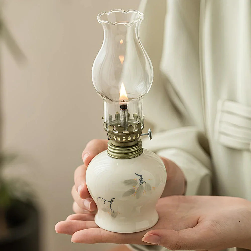 Warm Glow Outdoor Oil Lamp