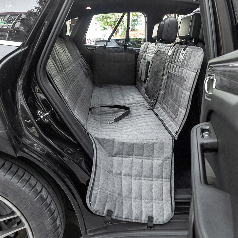 Durable Pet Car Seat Protector with Mesh Vent