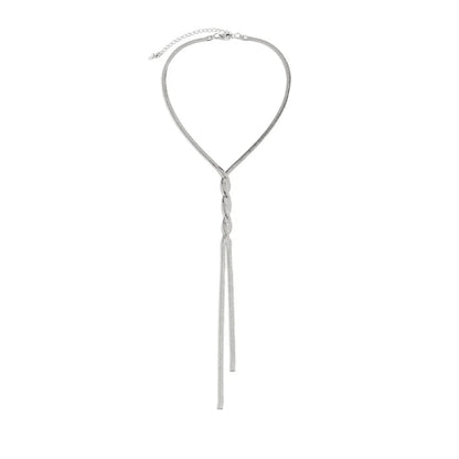 Beautiful Dainty Silver Chain Necklace