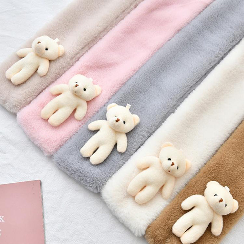 Cozy Teddy Bear Soft Wrap Scarf - Halri