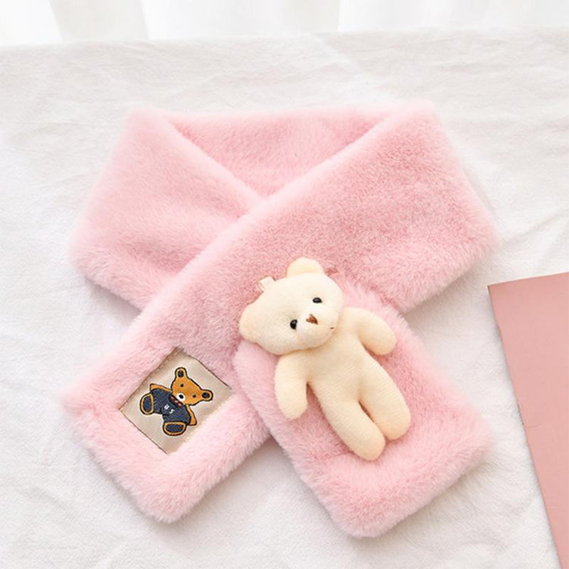 Cozy Teddy Bear Soft Wrap Scarf