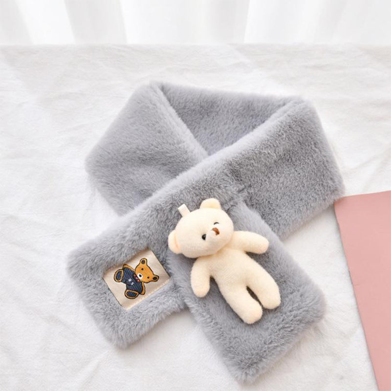 Cozy Teddy Bear Soft Wrap Scarf