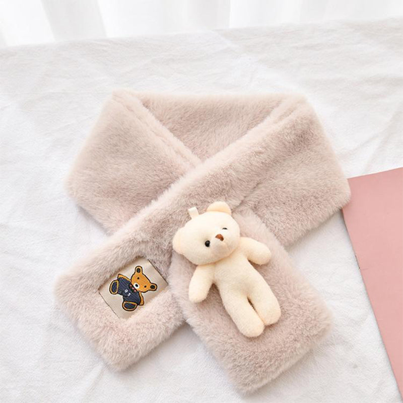 Cozy Teddy Bear Soft Wrap Scarf