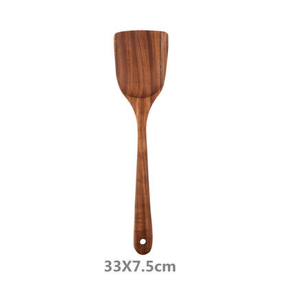 Natural Wood Kitchen Utensil Set