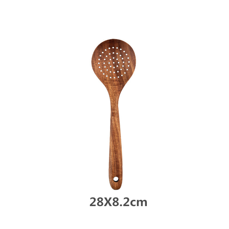 Natural Wood Kitchen Utensil Set