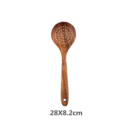 Natural Wood Kitchen Utensil Set