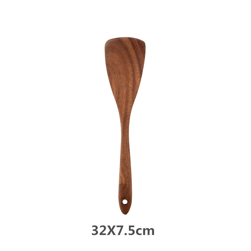 Natural Wood Kitchen Utensil Set