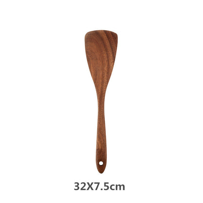 Natural Wood Kitchen Utensil Set