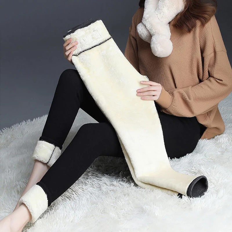 Soft Fleece Lined Warm Leggings - Halri