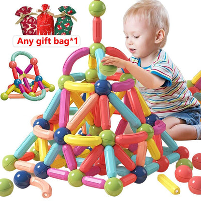 Fun Magnetic Building Blocks Set for Kids