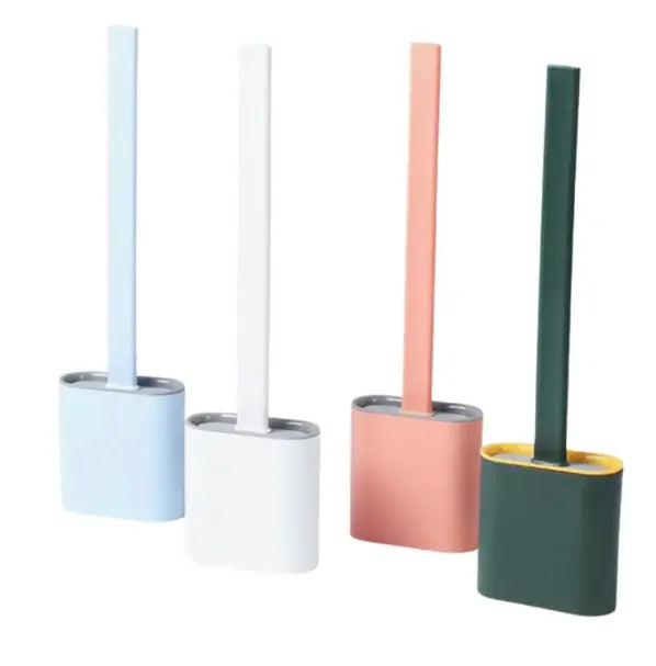 Gentle Silicone Toilet Brush for Effective Scratch-Free Cleaning - Halri
