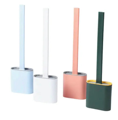 Gentle Silicone Toilet Brush for Effective Scratch-Free Cleaning - Halri