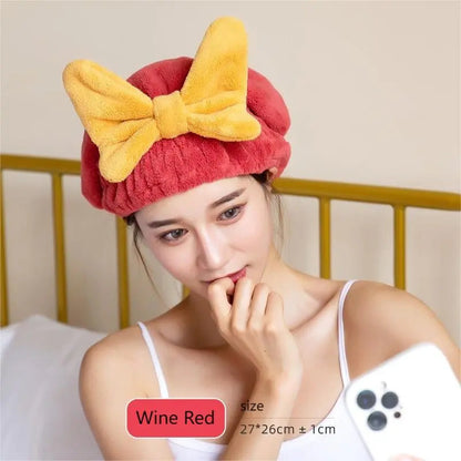 Quick Dry Microfiber Hair Wrap Cape