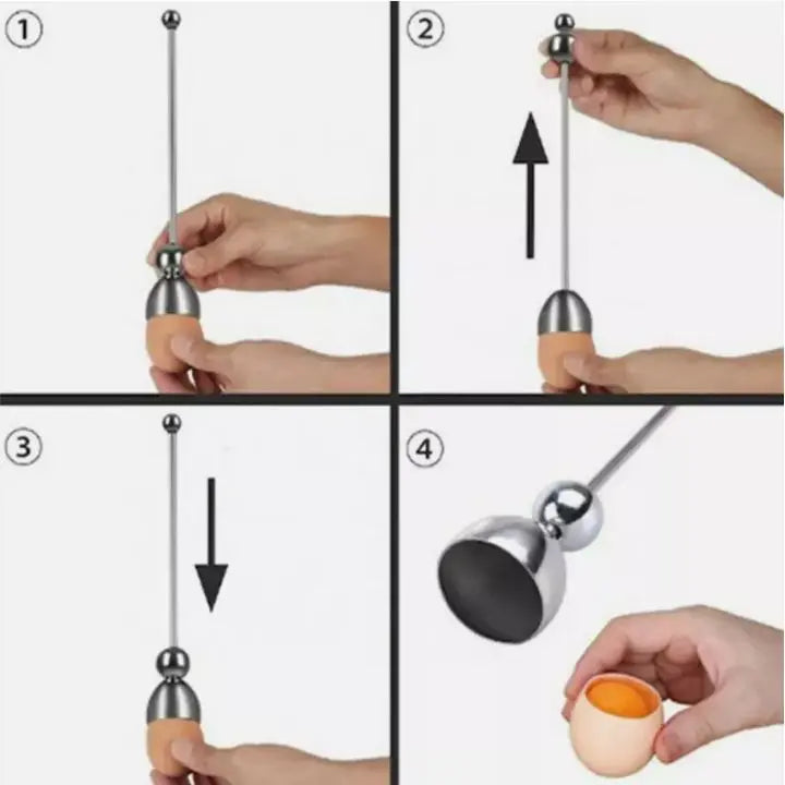 Easy Use Egg Cracker Tool