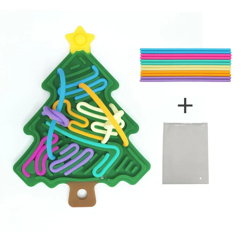 Fun Silicone Christmas Tree Stress Ball - Halri