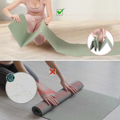 Portable Grip Yoga Mat for Travel Fitness