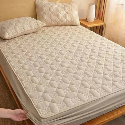 Soft Cotton Fitted Bed Sheet Set