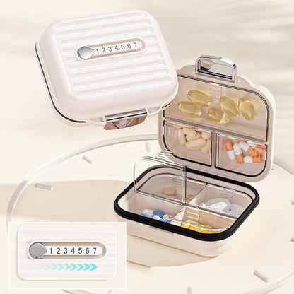 Compact Travel Pill Case - 7 Day Waterproof Pill Box