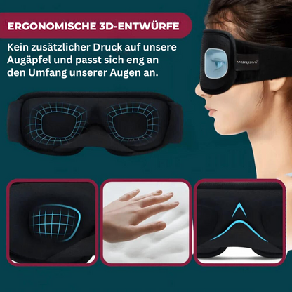 Contoured Comfort Sleep Mask for Restful Sleep