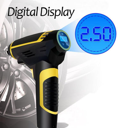 Portable 120W Car Tire Inflator USB Rechargeable Pump