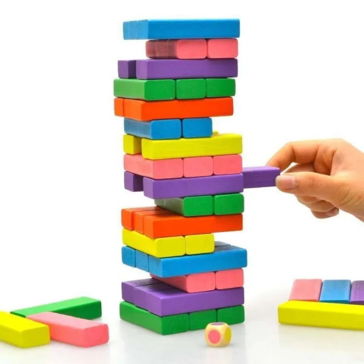 Colorful Wooden Block Stacking Game - Halri