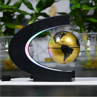 Sleek Glass Orb Table Lamp