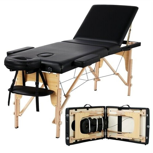 Folding Massage Table 84 - Adjustable Portable Spa Bed - Halri