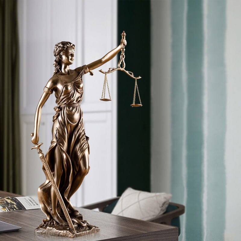 Lady Justice Figurine Statue Decoration - Halri