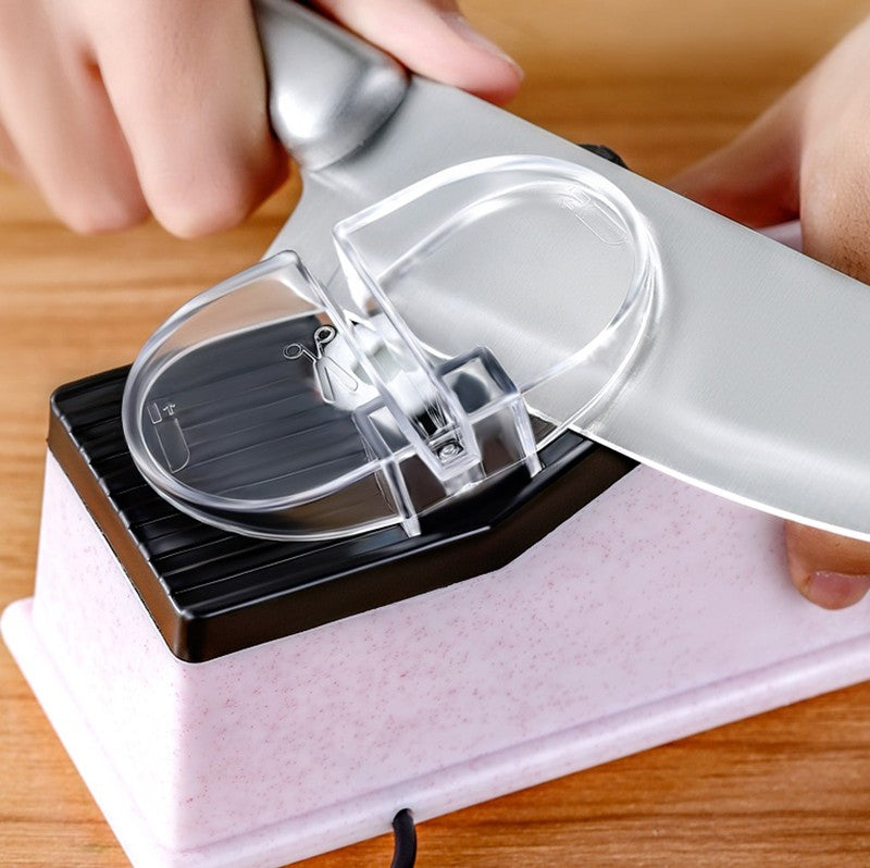 Easy Electric Knife Sharpener with 6 Replacement Wheels - Halri