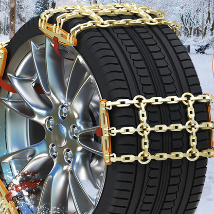 Premium Snow Tire Chains for Trucks and SUVs 8 Piece Set