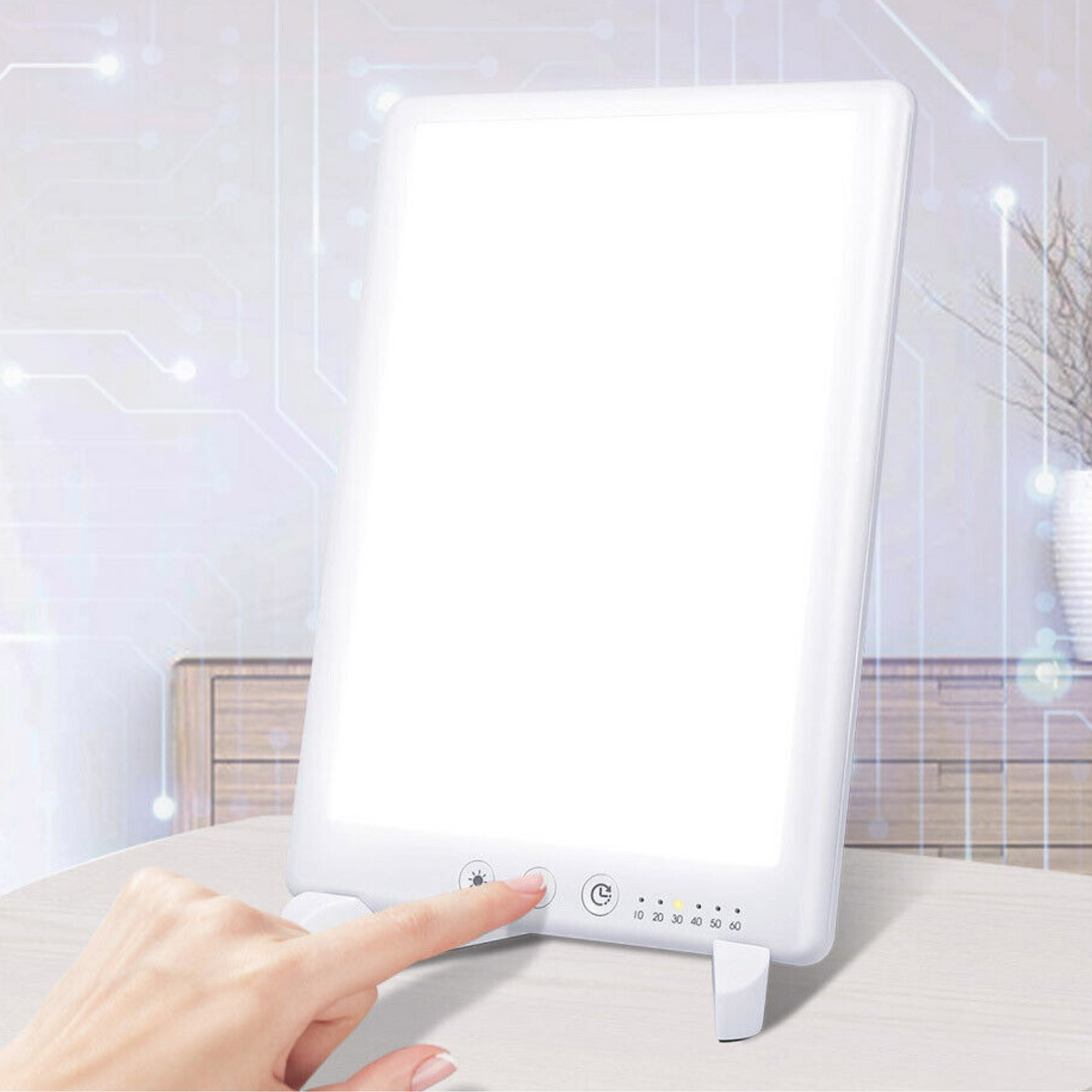 Portable Mini Winter Depression Relief Light Therapy Lamp